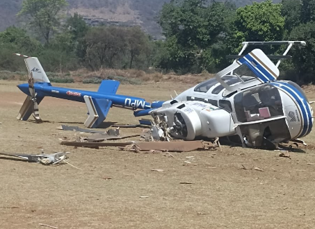 Helicopter crashed