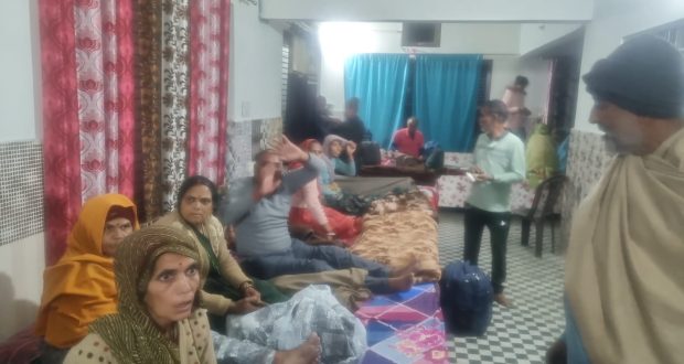 Pilgrims being taken care by district administration