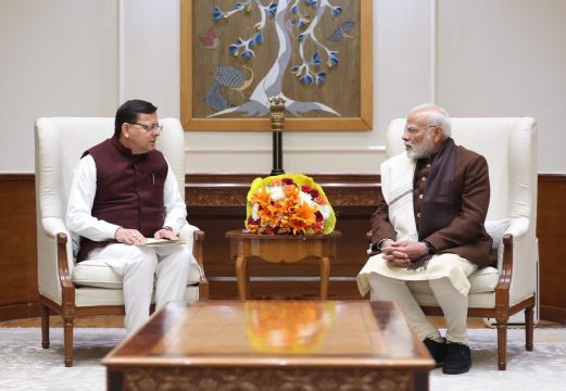 CM Dhami meets PM Modi