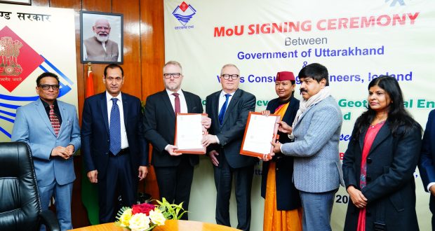 An MoU signed between Uttarakhand and Iceland