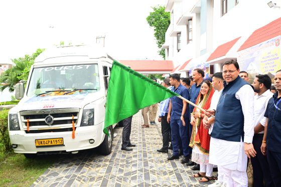 CM Dhami Flags Off First Batch of Kailash Mansarovar Yatra