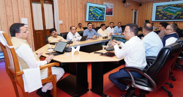 CM Pushkar Singh Dhami reviews Rs 1 lakh crore grounding ceremony prepration