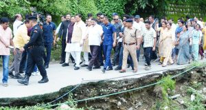 CM Pushkar Singh Dhami visits ground zero to assess situation after heavy rain in Raipur Dehradun