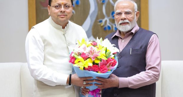 CM Dhami meets PM Modi in Delhi