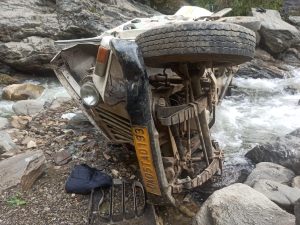 Max vehicle met an accident in Pithoragarh
