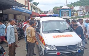 Haridwar Stampede injured being brought to District hospital
