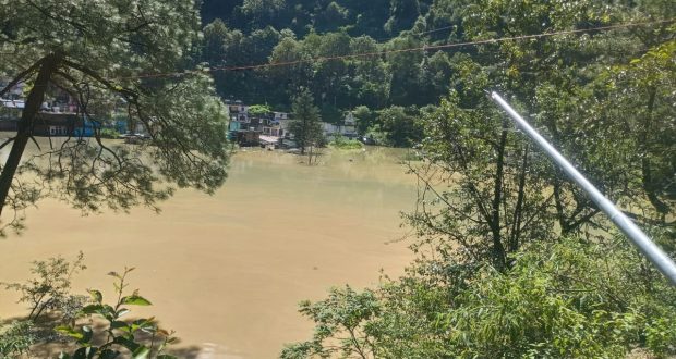 Temporary lake formed in Uttarkashi