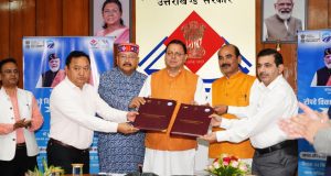 MoU signed between State and NHLML before Chief minister pushkar singh dhami