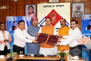 MoU signed between State and NHLML before Chief minister pushkar singh dhami