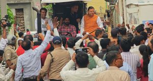 CM Pushkar Singh Dhami in Laksar Haridwar to review situation in rain