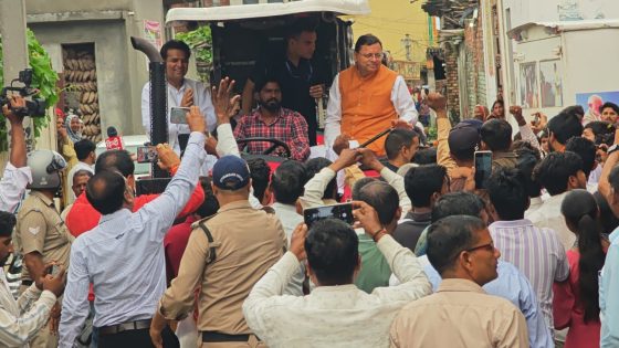 CM Pushkar Singh Dhami in Laksar Haridwar to review situation in rain