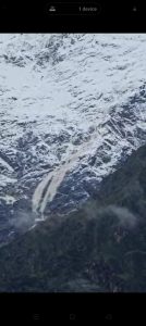 Minor Avalanche in Kedarnath