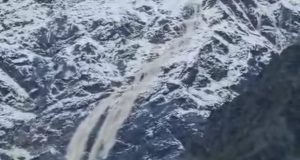 Minor Avalanche in Kedarnath