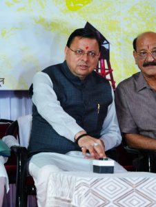 CM Pushkar Singh Dhami launching alert system in dehradun
