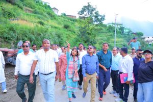 Inter-Ministerial team visits Pauri Garhwal