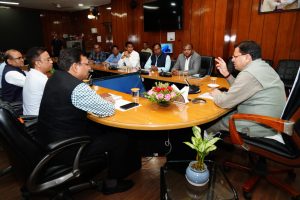 CM Pushkar Singh Dhami meet union govenrment's inter ministerial team today