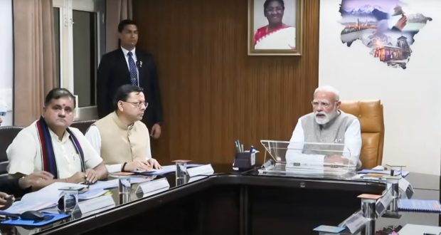 PM Modi convene meeting to review damage due to natural disaster in Uttarakhand